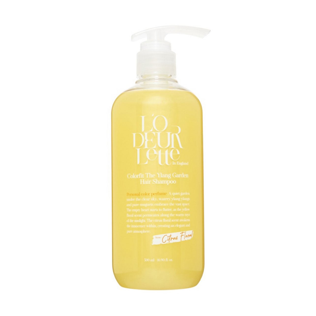Шампунь для волосся L'Odeurlette In England Colorfit The Ylang Garden Hair Shampoo, 500 мл